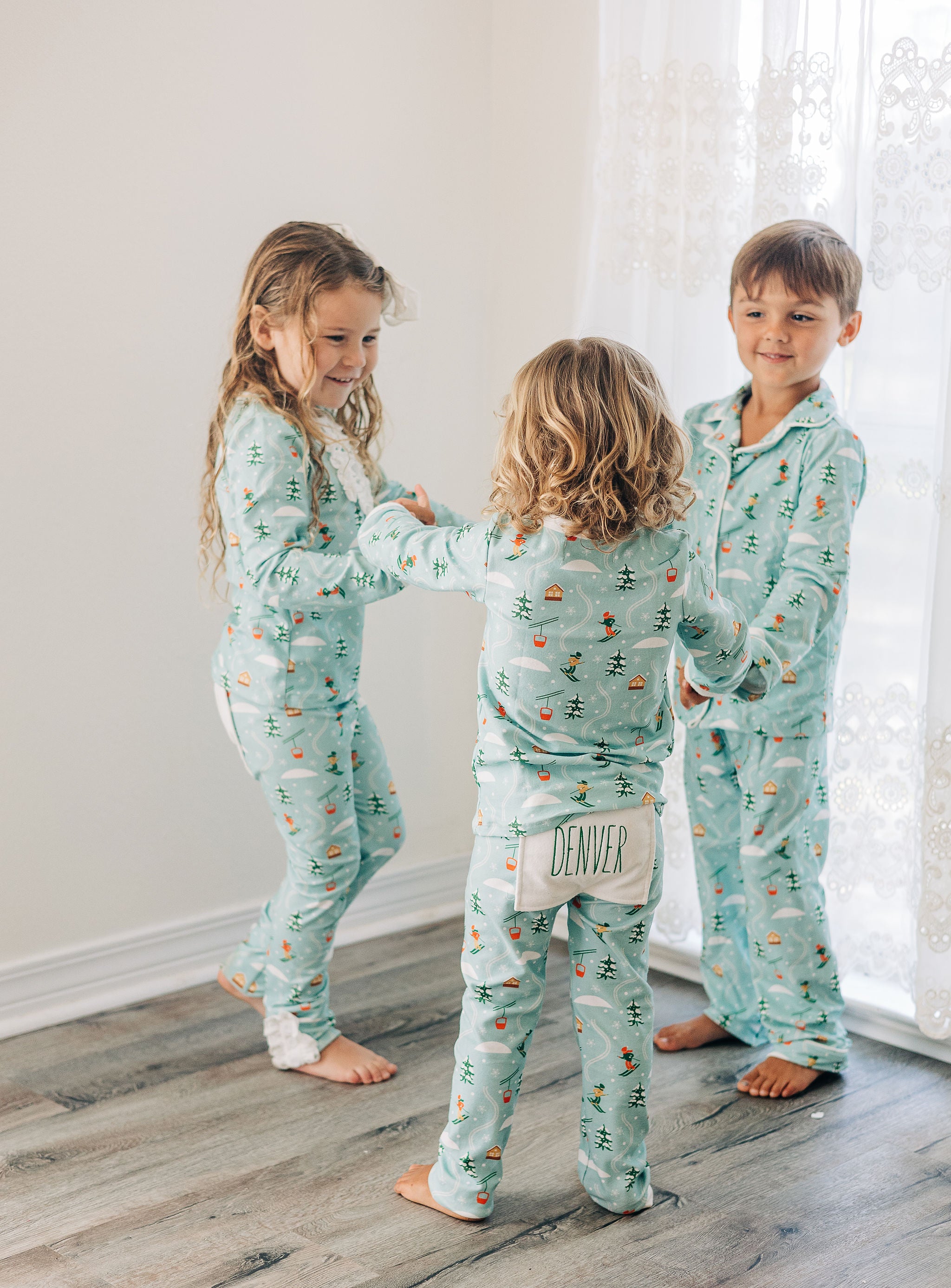 Kids discount ski pajamas