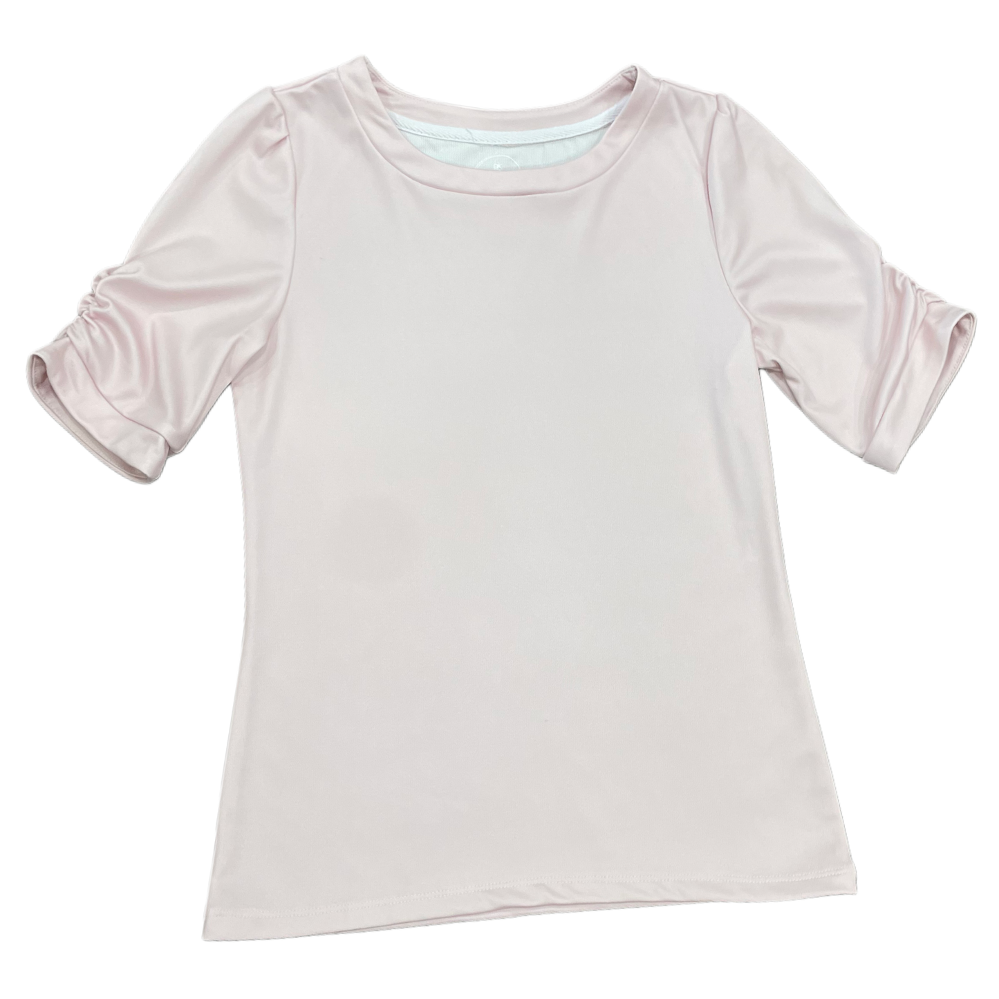 Josie 3/4 Ruched Top - Pink