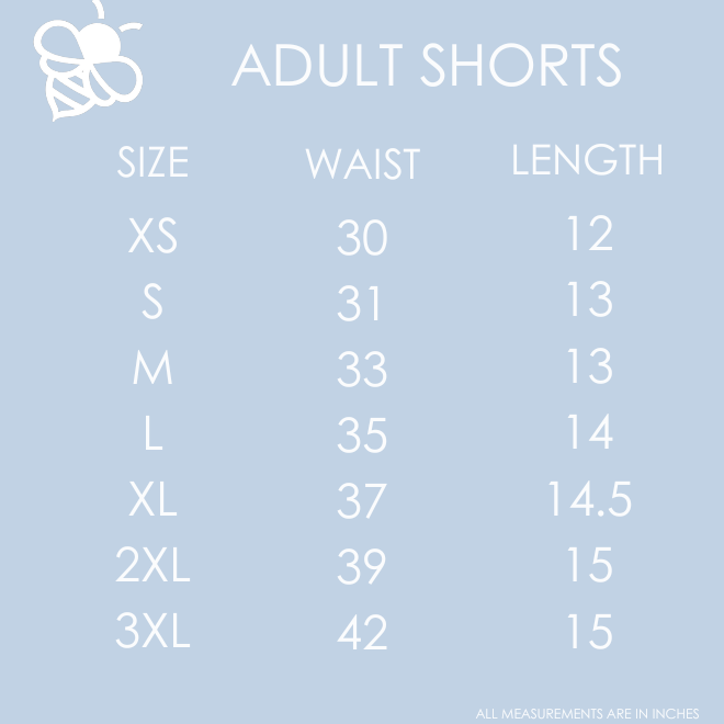 Adult Shorts - Watercolor Magnolia