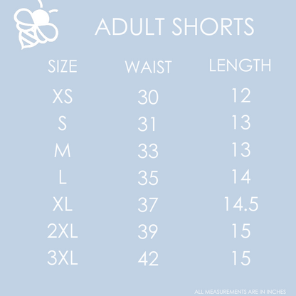 Adult Shorts - Watercolor Magnolia