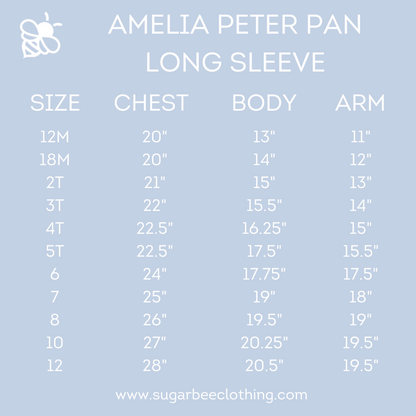 Amelia Peter Pan L/s Puff Top - Espresso Pumpkin