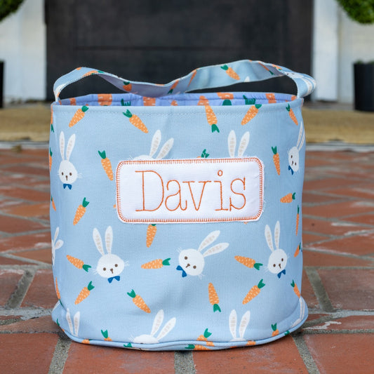 Easter Basket - Blue Carrots