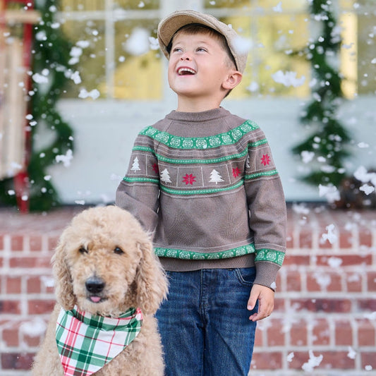 Tucker Crew Sweater - Christmas Faire Isle