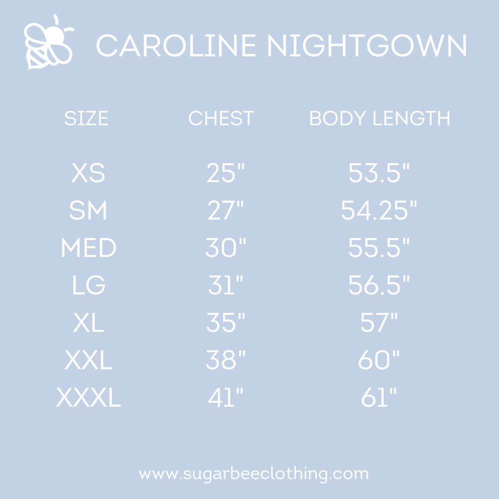 Caroline Long Nightgown - Green