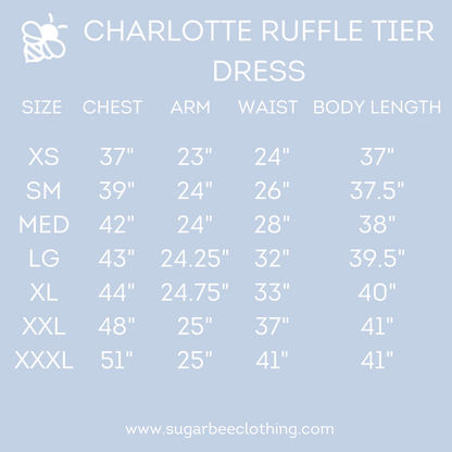 Charlotte Ruffle Tier Dress - Earthy Floral