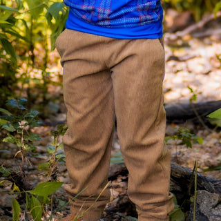 Emmett Corduroy Jogger - Chestnut - Sugar Bee Clothing