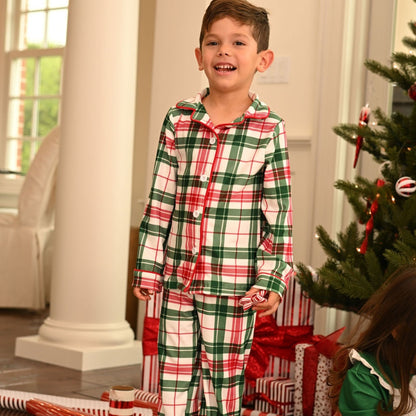 Christmas Plaid - Button Down Pajamas PREORDER