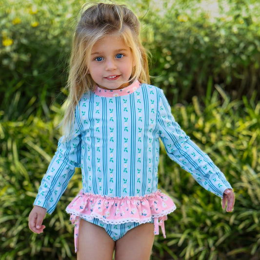 Rashguard Tankini - Daisy Daydreams