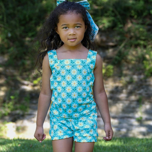 Julie Tank Short Set - Daisy Creek - Sugar Bee Clothing