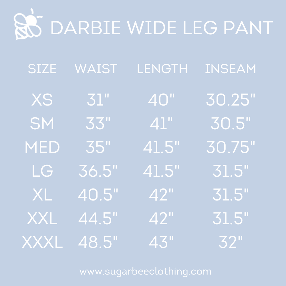 Darbie Wide Leg Pant - Blue