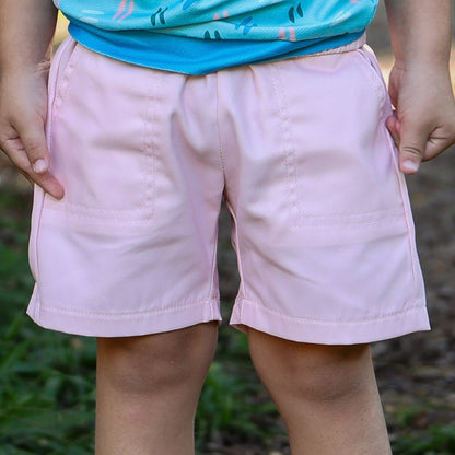 Russell Pocket Shorts - Driftwood Rose - Sugar Bee Clothing