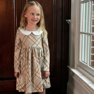 Claire Twirl Dress - Fall Plaid - Sugar Bee Clothing