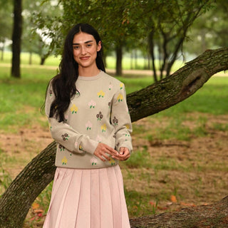 Emerson Crew Sweater - Fall Floral - Sugar Bee Clothing