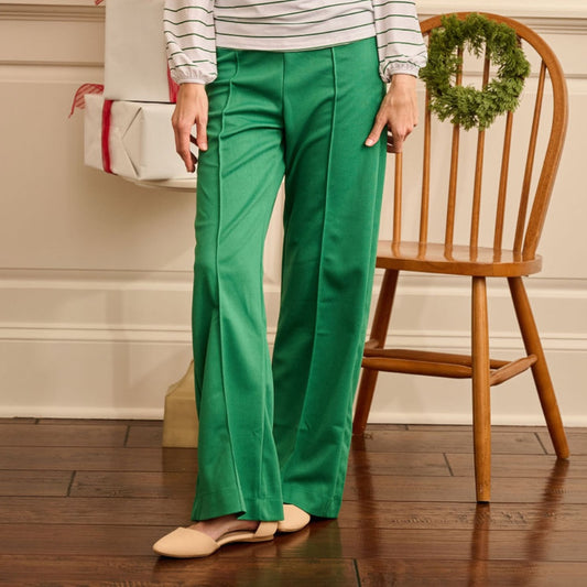 Darbie Wide Leg Pant - Green