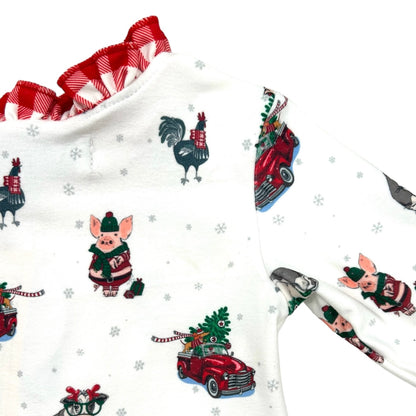 Ruffle Buttflap - Christmas On The Farm Holiday Lounge PREORDER