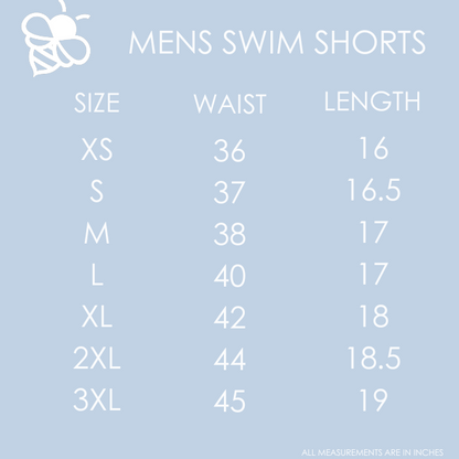 Swim Shorts - Black Gingham