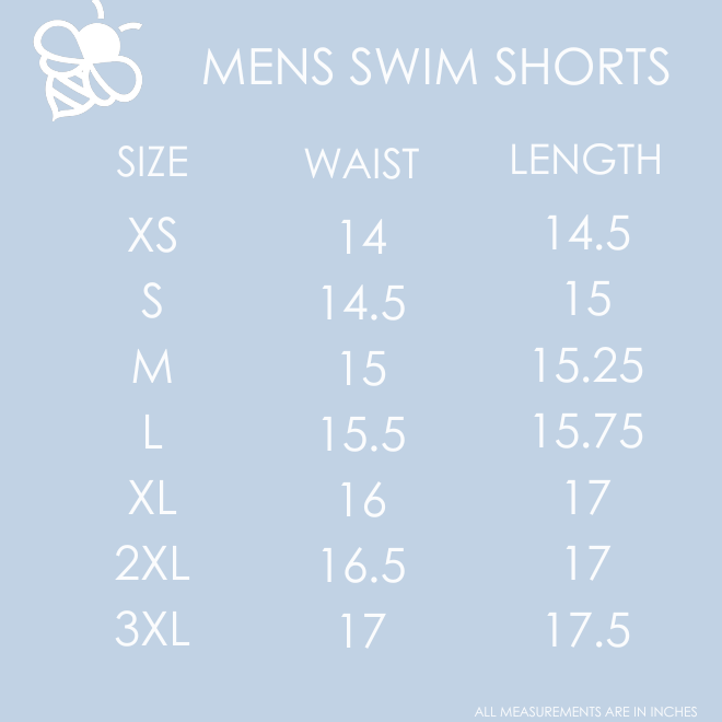 Compression Swim Shorts - Sea Turtles