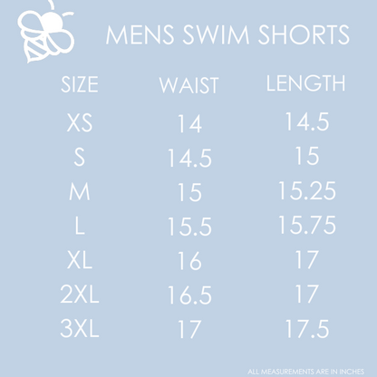 Compression Swim Shorts - Navy Starfish