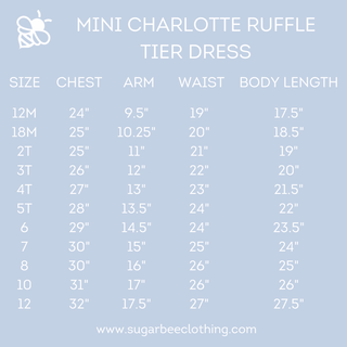Mini Charlotte Ruffle Tier Dress - Earthy Floral - Sugar Bee Clothing