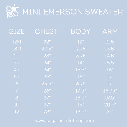 Mini Emerson Crew Sweater - Pumpkin Faire Isle