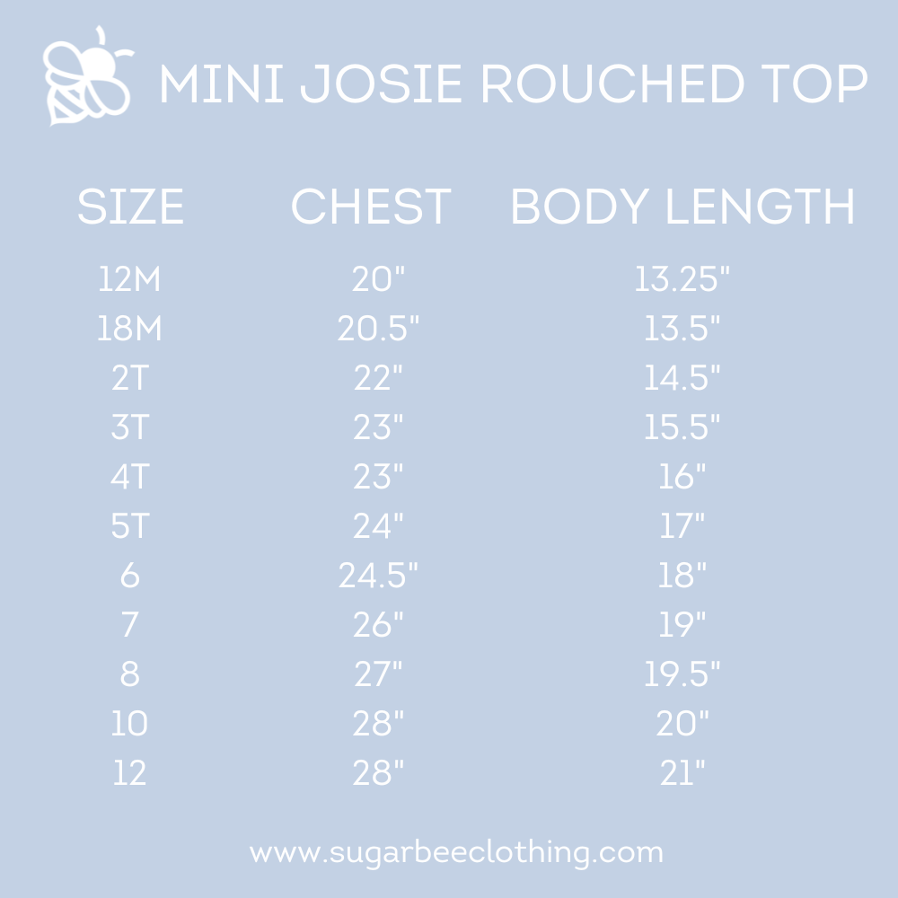 Mini Josie 3/4 Ruched Top - Pink