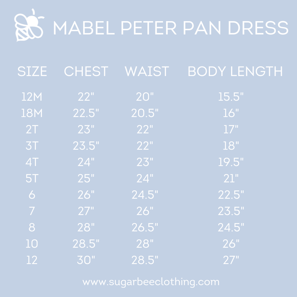 Mini Mabel Peter Pan Dress - Amber