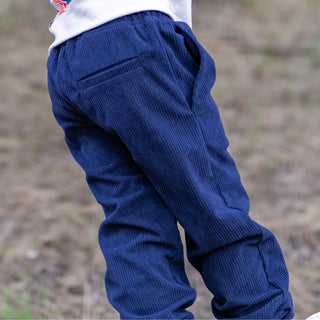 Emmett Corduroy Jogger - Oxford Blue - Sugar Bee Clothing