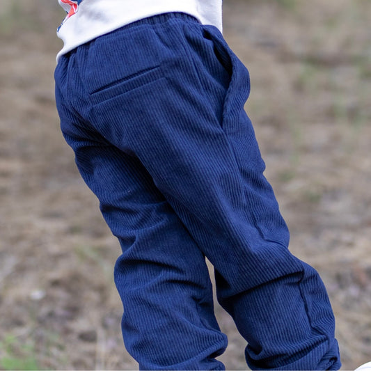 Emmett Corduroy Jogger - Oxford Blue