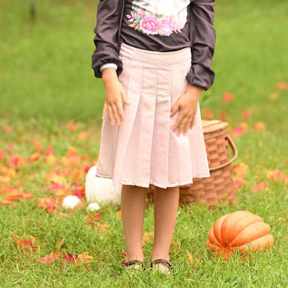 Mini Grace Pleated Skirt - Pink+