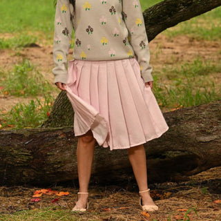 Grace Pleated Skirt - Pink+ - Sugar Bee Clothing
