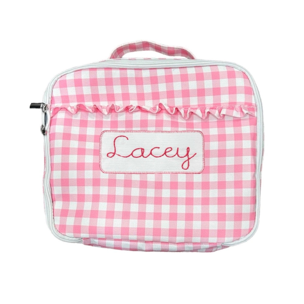 Lunch Bag - Pink Gingham