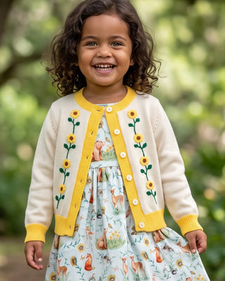 Woodland Toile Twirl Dress - Sugar Bee Clothing
