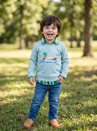 Mallard Duck Fall Sweater - Sugar Bee Clothing