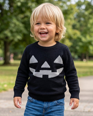 Halloween Jack O Lantern Sweater - Sugar Bee Clothing