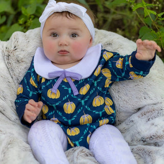 Baby Rebecca Peter Pan Sweater - Heirloom Harvest - Sugar Bee Clothing