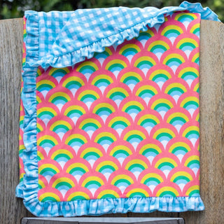 Swim Towel - Retro Rainbow - Sugar Bee Clothing