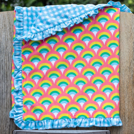 Swim Towel - Retro Rainbow