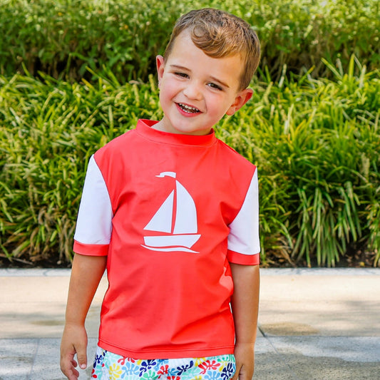 Short Sleeve Rashguard - Sail Club