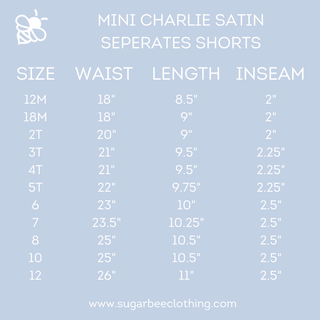 Charlie Satin Separates - Red Shorts - Sugar Bee Clothing