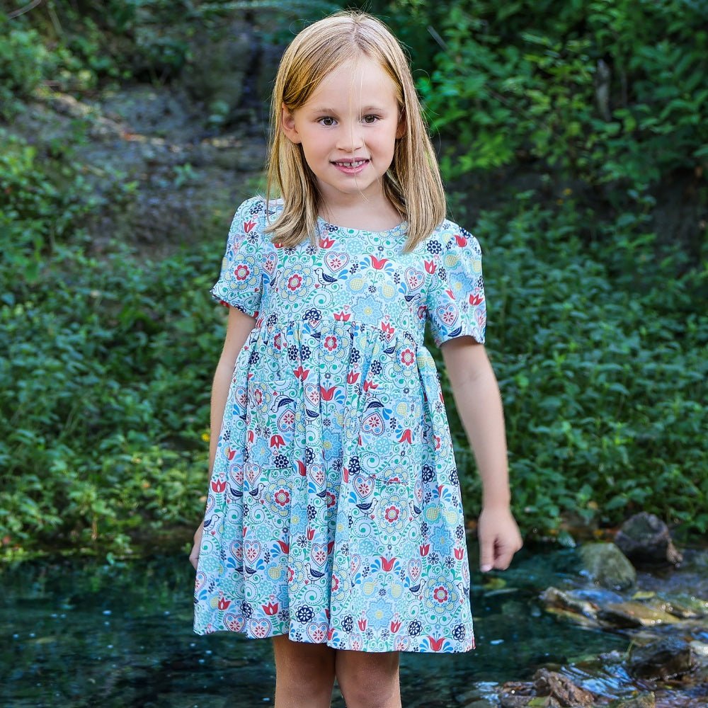 Dottie Flower Sack Dress - Coastal Folk - Sugar Bee Clothing
