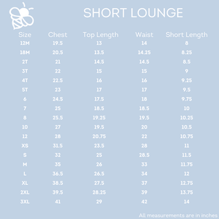 Ruffle Short Sleeve Lounge Set - Girls Fishing - Sugar Bee Clothing