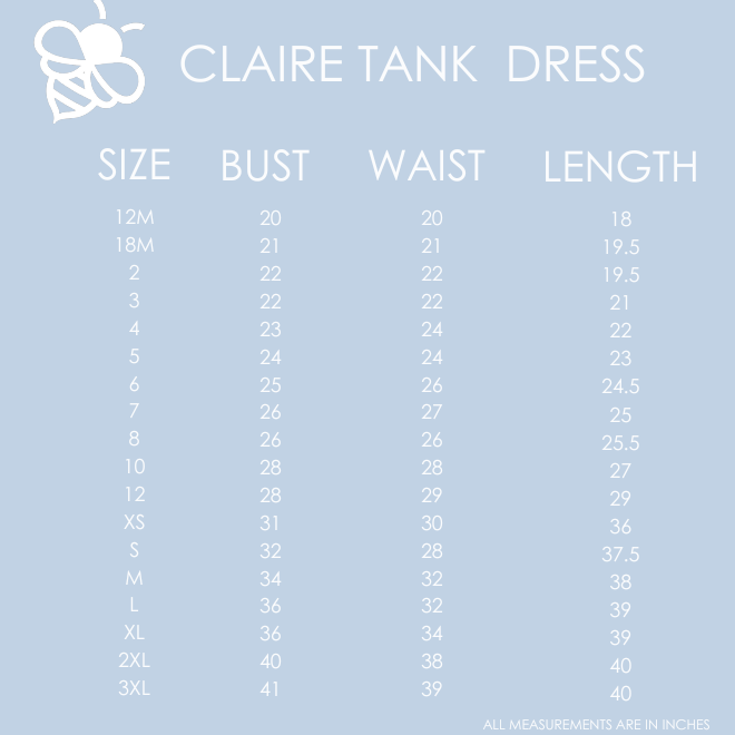 Claire Tank Dress - Pink Peonies