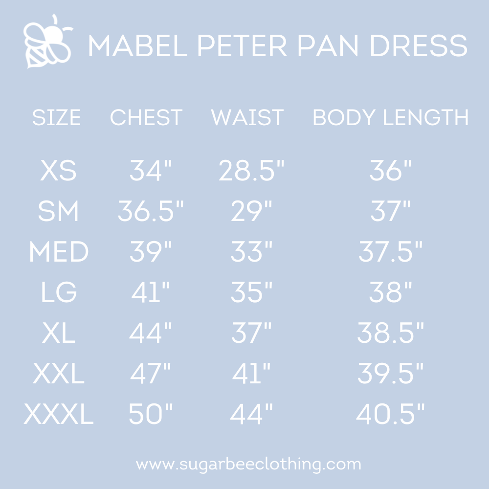 Mabel Peter Pan Dress - Amber