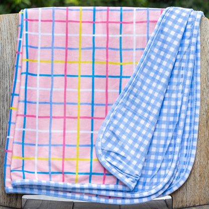 Swim Towel - Dreamscape Plaid