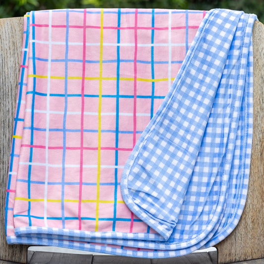 Swim Towel - Dreamscape Plaid