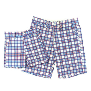 Men's Golf Shorts - Summer Plaid - Sugar Bee Clothing