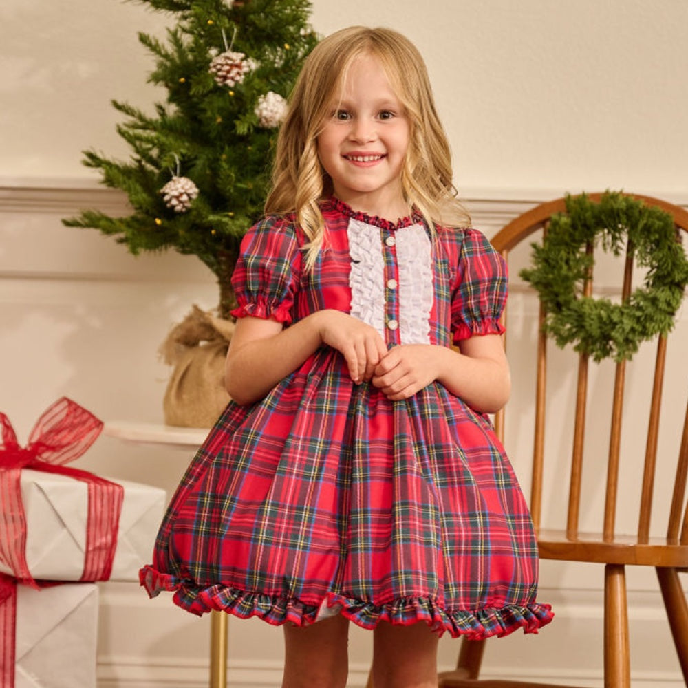 Isabella Pettiskirt Dress Tartan Sugar Bee Clothing