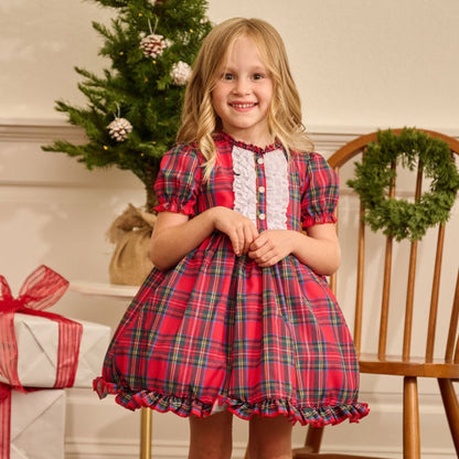 Isabella Pettiskirt Dress - Tartan