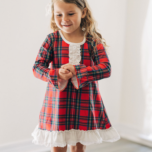 Gown with Bloomers - Tartan
