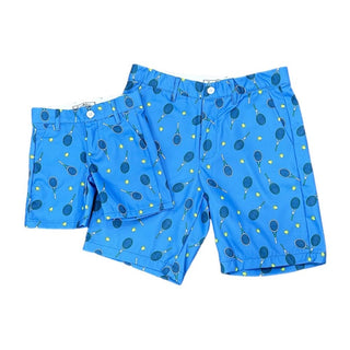 Golf Shorts - French Blue Tennis - Sugar Bee Clothing